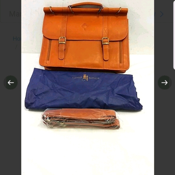 Links and Kings Other - NWT LINKS and KINGS leather briefcase